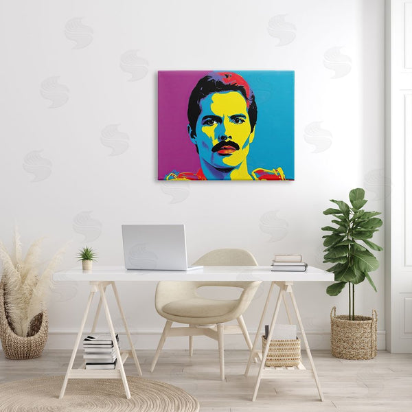 Stupell Industries Birch & Ink | Freddie Mercury Pop Style Wall Art