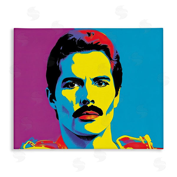 stupell industries Birch & Ink | Freddie Mercury Pop Style Wall Art