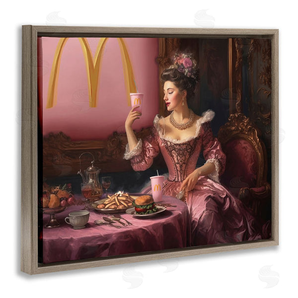 Stupell Industries Birch & Ink | Funny Classic Burger Meal Wall Art