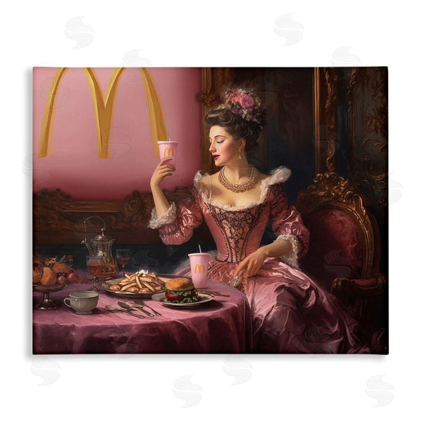 stupell industries Birch & Ink | Funny Classic Burger Meal Wall Art