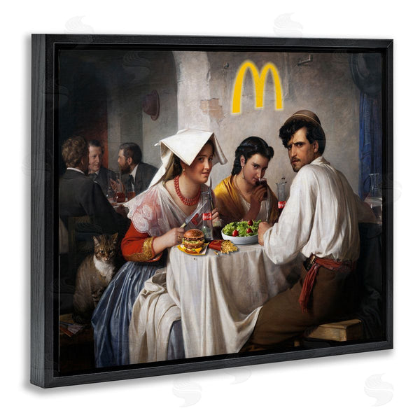 Stupell Industries Birch & Ink | Funny Classics Burger Joint Wall Art