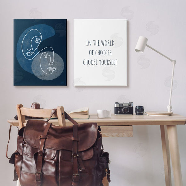 Stupell Industries Birch & Ink | In The World Choose Yourself Wall Art