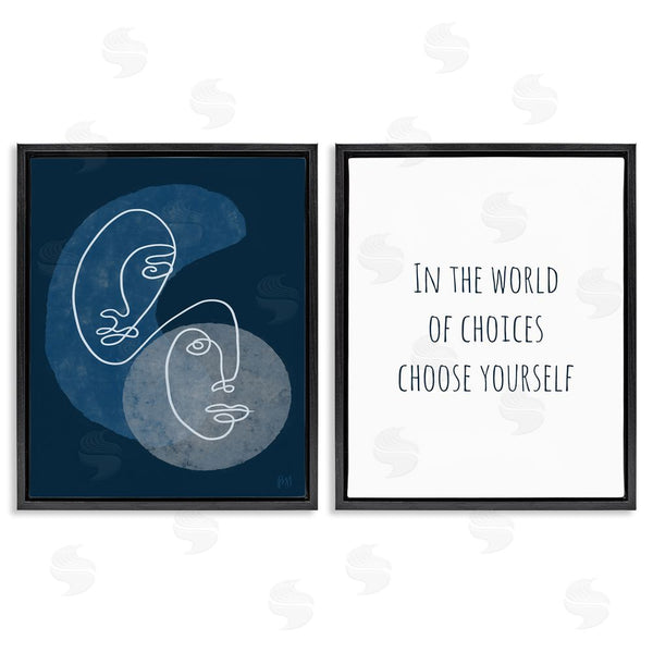 Stupell Industries Birch & Ink | In The World Choose Yourself Wall Art
