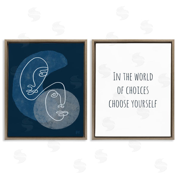Stupell Industries Birch & Ink | In The World Choose Yourself Wall Art