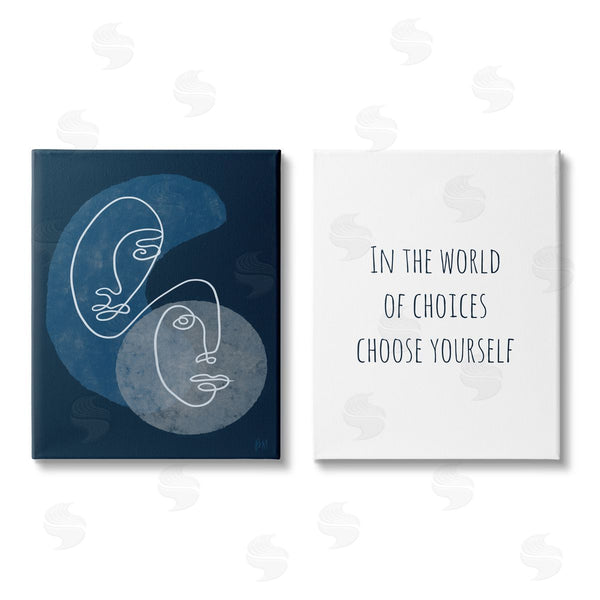stupell industries Birch & Ink | In The World Choose Yourself Wall Art