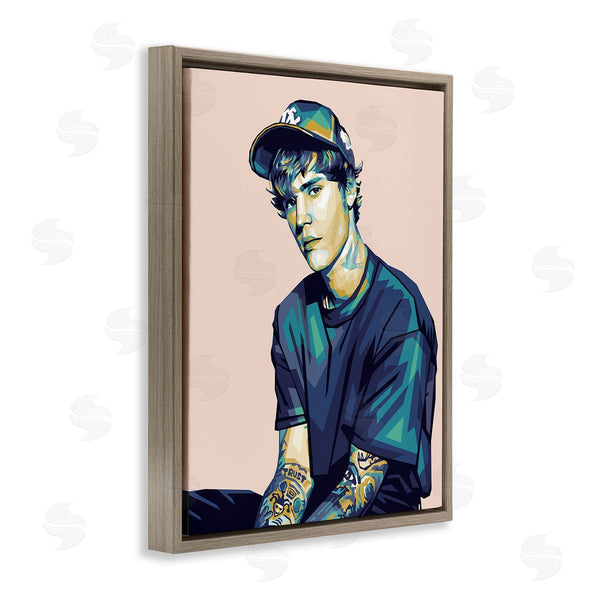 Stupell Industries Birch & Ink | Justin With Peach Hues Wall Art