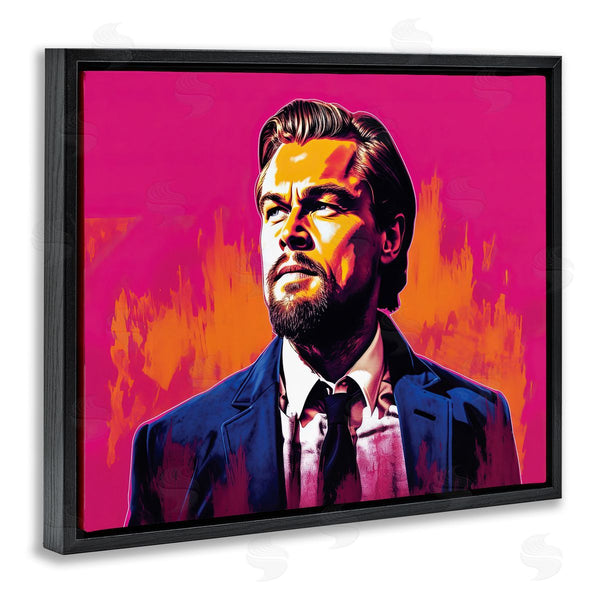 Stupell Industries Birch & Ink | Leonardo DiCaprio On Pink Wall Art