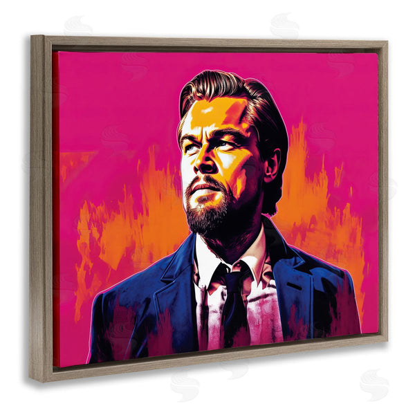Stupell Industries Birch & Ink | Leonardo DiCaprio On Pink Wall Art