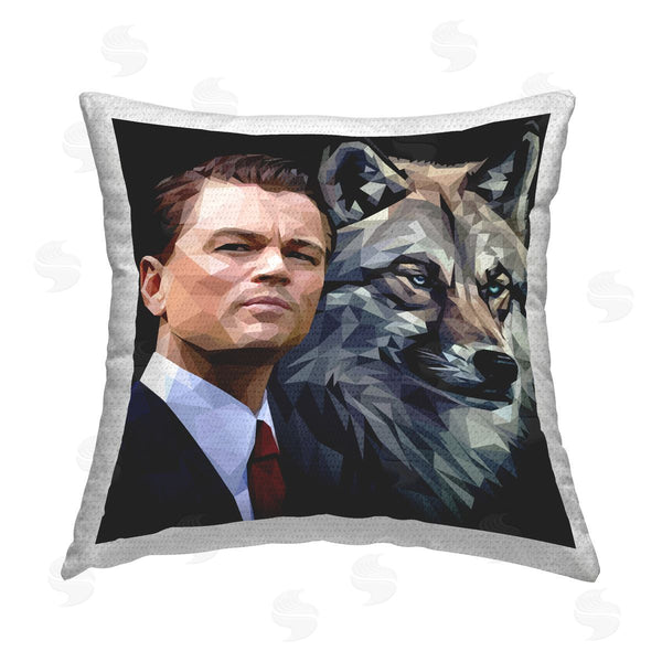 Stupell Industries Birch & Ink | Leonardo With Wolf Printed Throw Pillow
