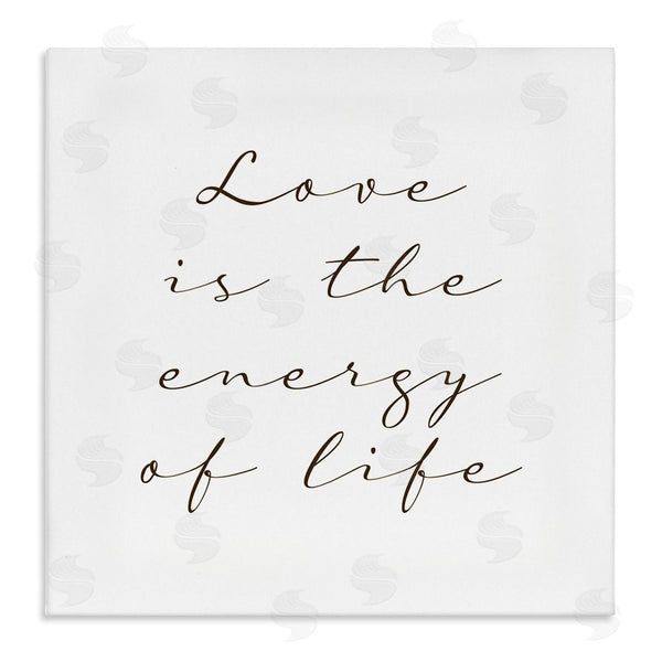 stupell industries Birch & Ink | Love Is Energy of Life Phrase Motivational Romantic Wall Art