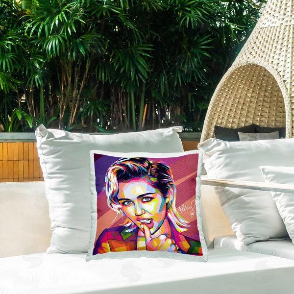 Stupell Industries Birch & Ink | Modern Miley Pop Culture Printed Throw Pillow