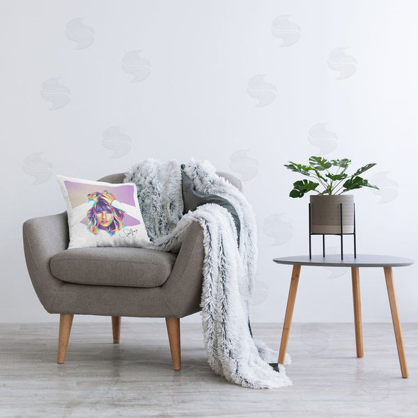 Stupell Industries Birch & Ink | Modern Pop Culture Taylor Printed Throw Pillow