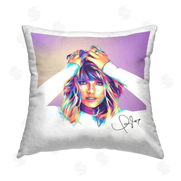 stupell industries Birch & Ink | Modern Pop Culture Taylor Printed Throw Pillow
