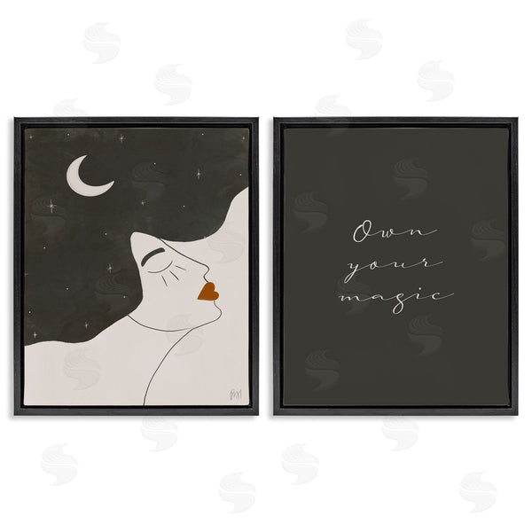 Stupell Industries Birch & Ink | Own Your Magic Abstract Starry Night Wall Art