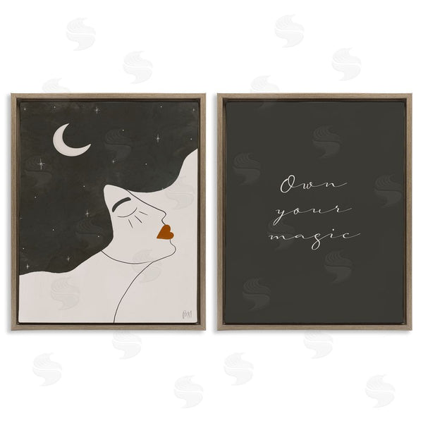 Stupell Industries Birch & Ink | Own Your Magic Abstract Starry Night Wall Art