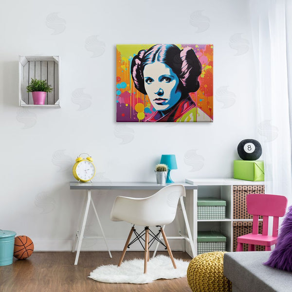 Stupell Industries Birch & Ink | Paint Splash Leia Wall Art