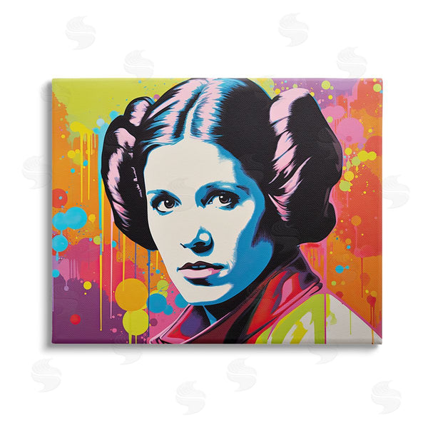 stupell industries Birch & Ink | Paint Splash Leia Wall Art