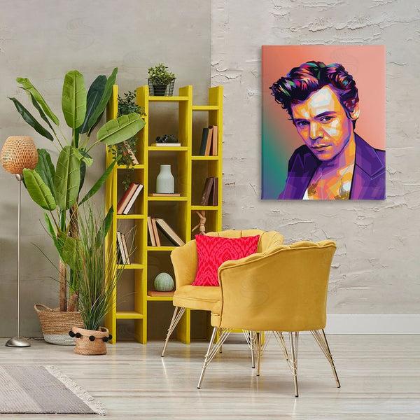 Stupell Industries Birch & Ink | Peach & Purple Harry Wall Art