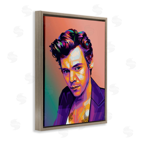 Stupell Industries Birch & Ink | Peach & Purple Harry Wall Art