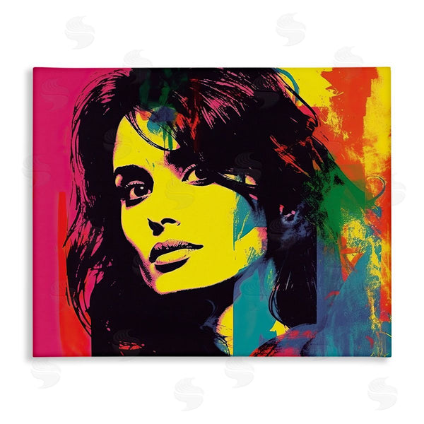 stupell industries Birch & Ink | Penelope Cruz Portrait Wall Art