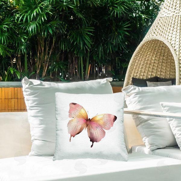 Stupell Industries Birch & Ink | Pink Glam Butterfly Printed Throw Pillow