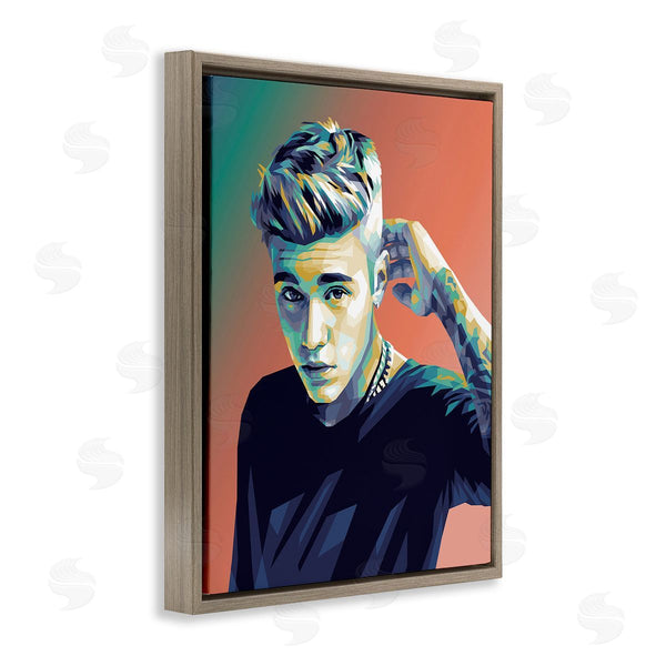 Stupell Industries Birch & Ink | Pop Culture Justin Portrait Wall Art
