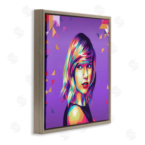 Stupell Industries Birch & Ink | Pop Icon On Purple Wall Art