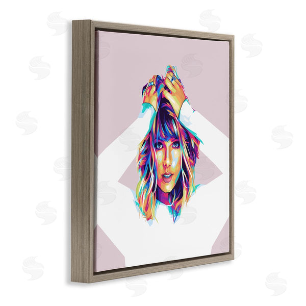 Stupell Industries Birch & Ink | Rainbow Haired Taylor Wall Art