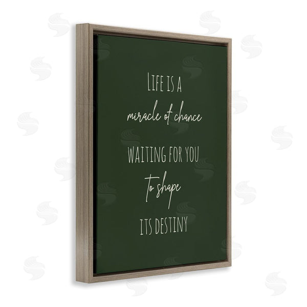 Stupell Industries Birch & Ink | Shape Life's Destiny Phrase Wall Art