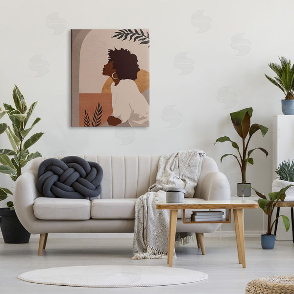 Stupell Industries Birch & Ink | Summer Vibe Girl Portrait Wall Art
