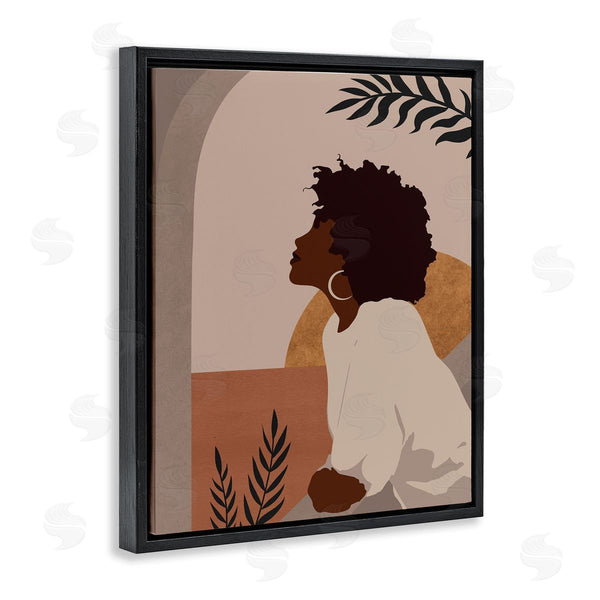 Stupell Industries Birch & Ink | Summer Vibe Girl Portrait Wall Art