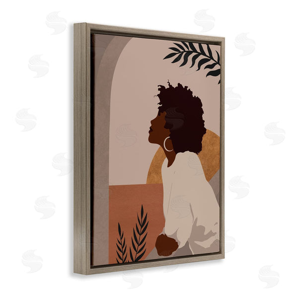 Stupell Industries Birch & Ink | Summer Vibe Girl Portrait Wall Art