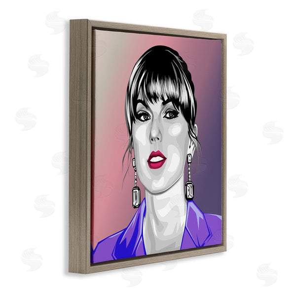 Stupell Industries Birch & Ink | Taylor Wearing Purple Wall Art