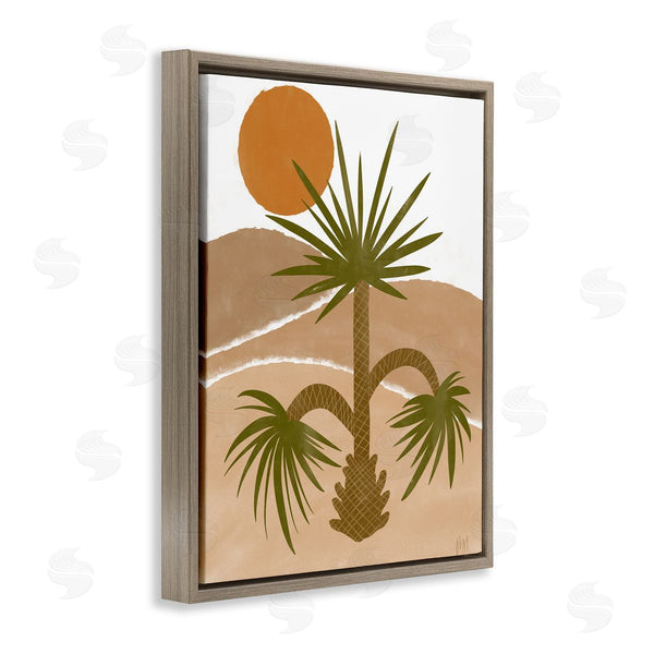 Stupell Industries Birch & Ink | Tropical Desert Palm Warm Bold Sunny Canyon Wall Art