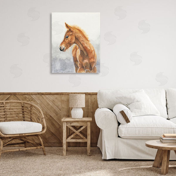 Stupell Industries Birch & Ink | Watercolor Brown Foal Wall Art