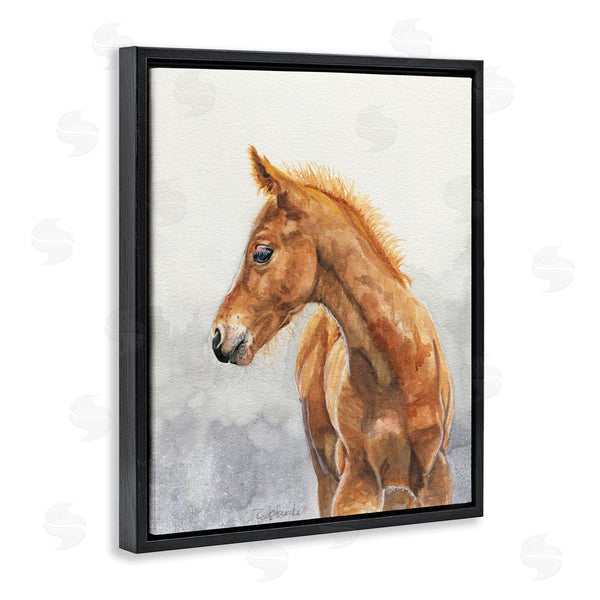 Stupell Industries Birch & Ink | Watercolor Brown Foal Wall Art