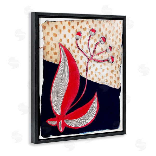 Stupell Industries Birgit Maria Kiennast | Abstract Boho Flower