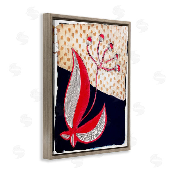 Stupell Industries Birgit Maria Kiennast | Abstract Boho Flower