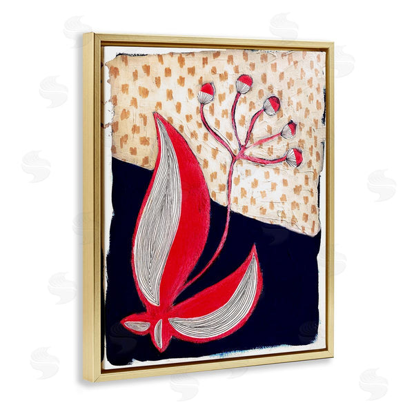 Stupell Industries Birgit Maria Kiennast | Abstract Boho Flower