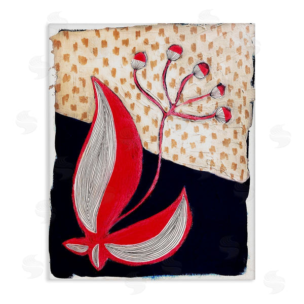 stupell industries Birgit Maria Kiennast | Abstract Boho Flower