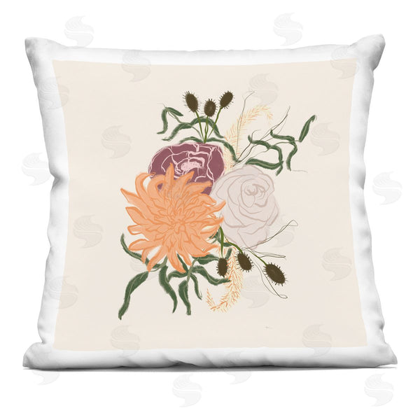 stupell industries Birgit Maria Kiennast | Blooming Flower Bulbs Printed Throw Pillow