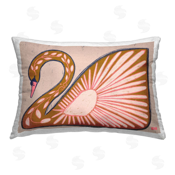 Stupell Industries Birgit Maria Kiennast | Boho Floral Swan