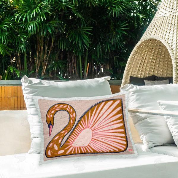 Stupell Industries Birgit Maria Kiennast | Boho Floral Swan