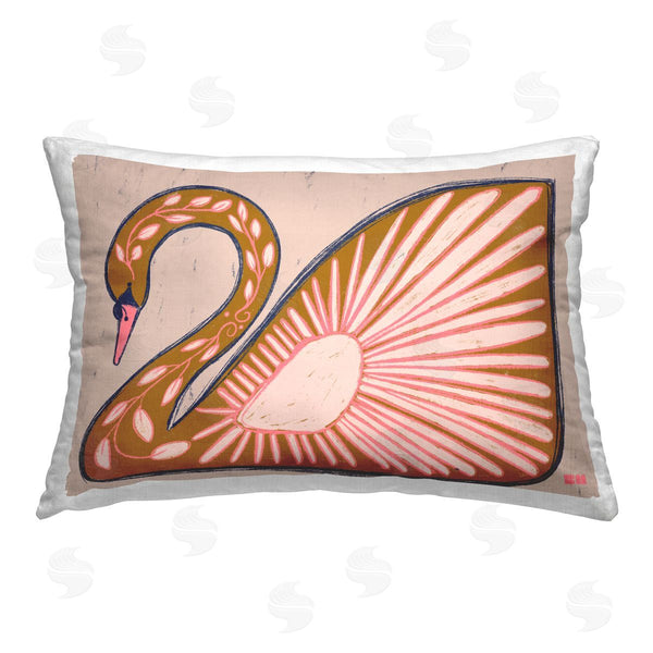 stupell industries Birgit Maria Kiennast | Boho Floral Swan
