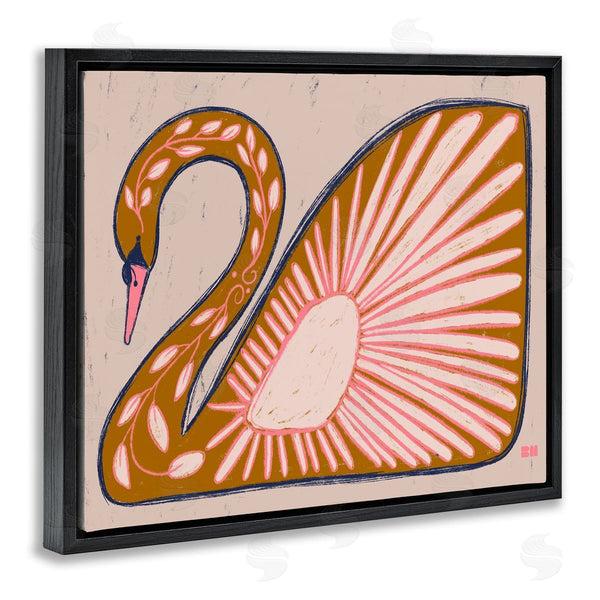 Stupell Industries Birgit Maria Kiennast | Boho Patterned Swan
