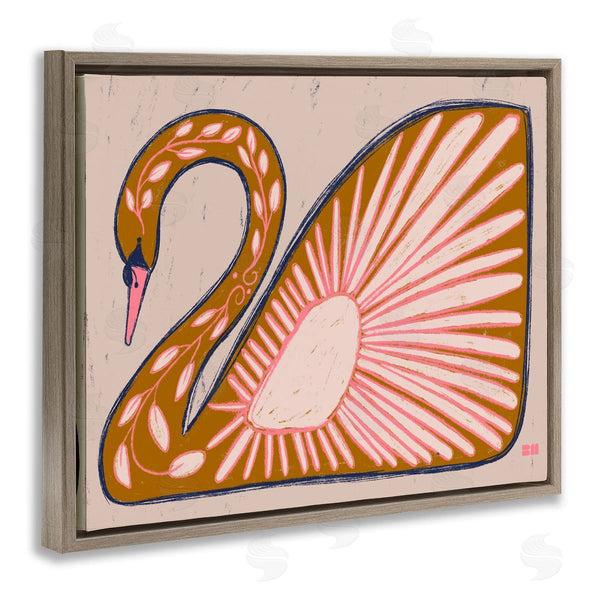 Stupell Industries Birgit Maria Kiennast | Boho Patterned Swan