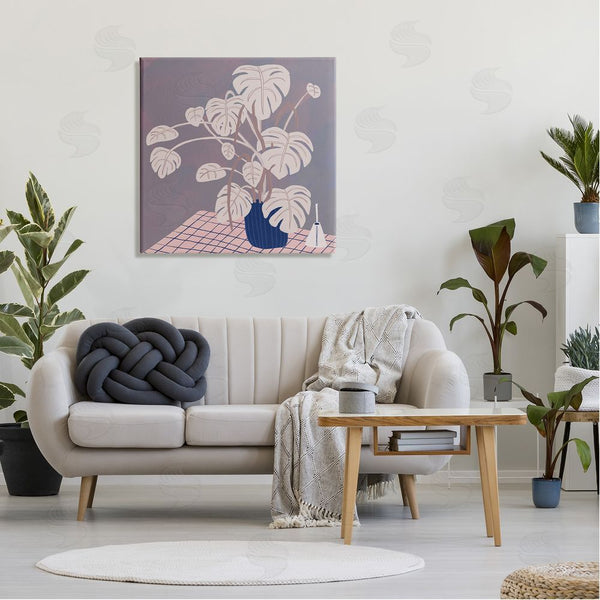 Stupell Industries Birgit Maria Kiennast | Casual Monstera Patterned Leaves Wall Art
