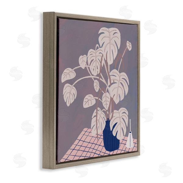 Stupell Industries Birgit Maria Kiennast | Casual Monstera Patterned Leaves Wall Art
