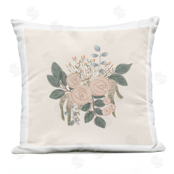 Stupell Industries Birgit Maria Kiennast | Delicate Rose Buds Printed Throw Pillow