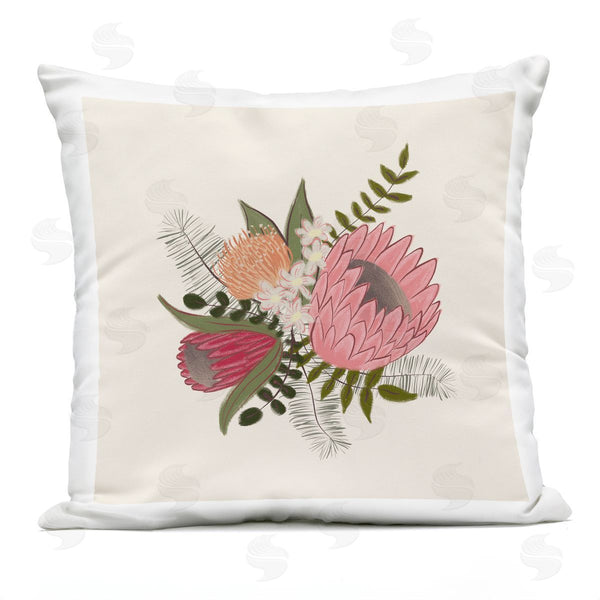 Stupell Industries Birgit Maria Kiennast | Mixed Dahlia Flowers Printed Throw Pillow